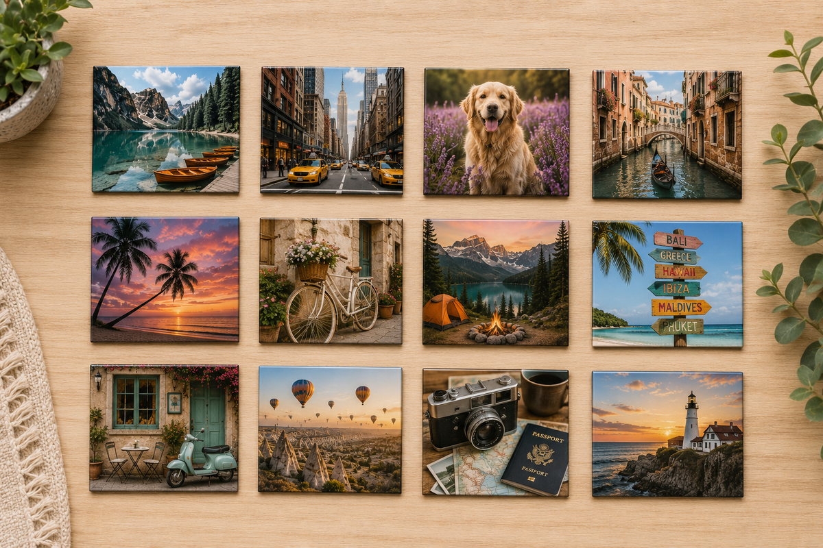 2 x 3" Rectangle Custom Photo Magnets - Set of 12